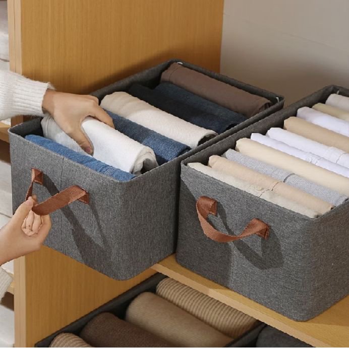 SmartSpace™ Stackable Wardrobe Organizer (47×28×20 cm)