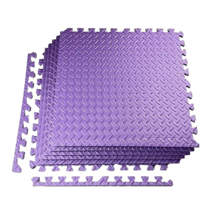 Vibrant Purple Puzzle Mat (30x30cm) — Multi Purpose Interlocking Floor Tiles
