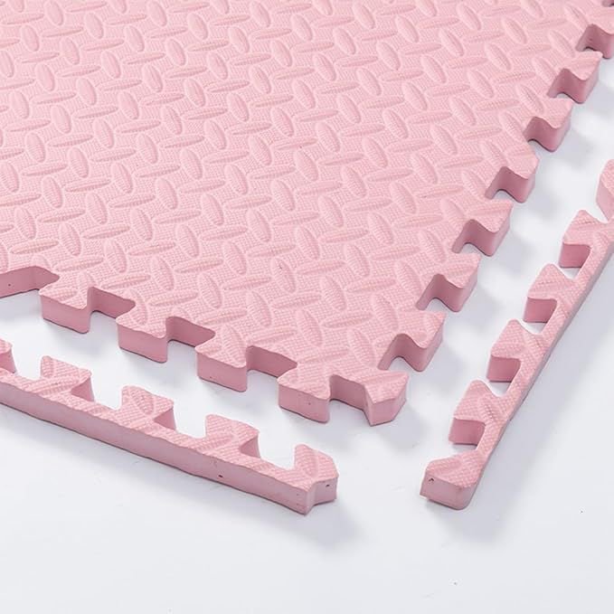 Charming Pink Puzzle Mat (30x30cm) — Vibrant Floor Comfort