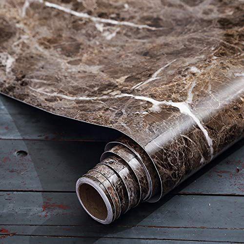 Brown Marble Contact Paper or Self Adhesive (0.6by10m)