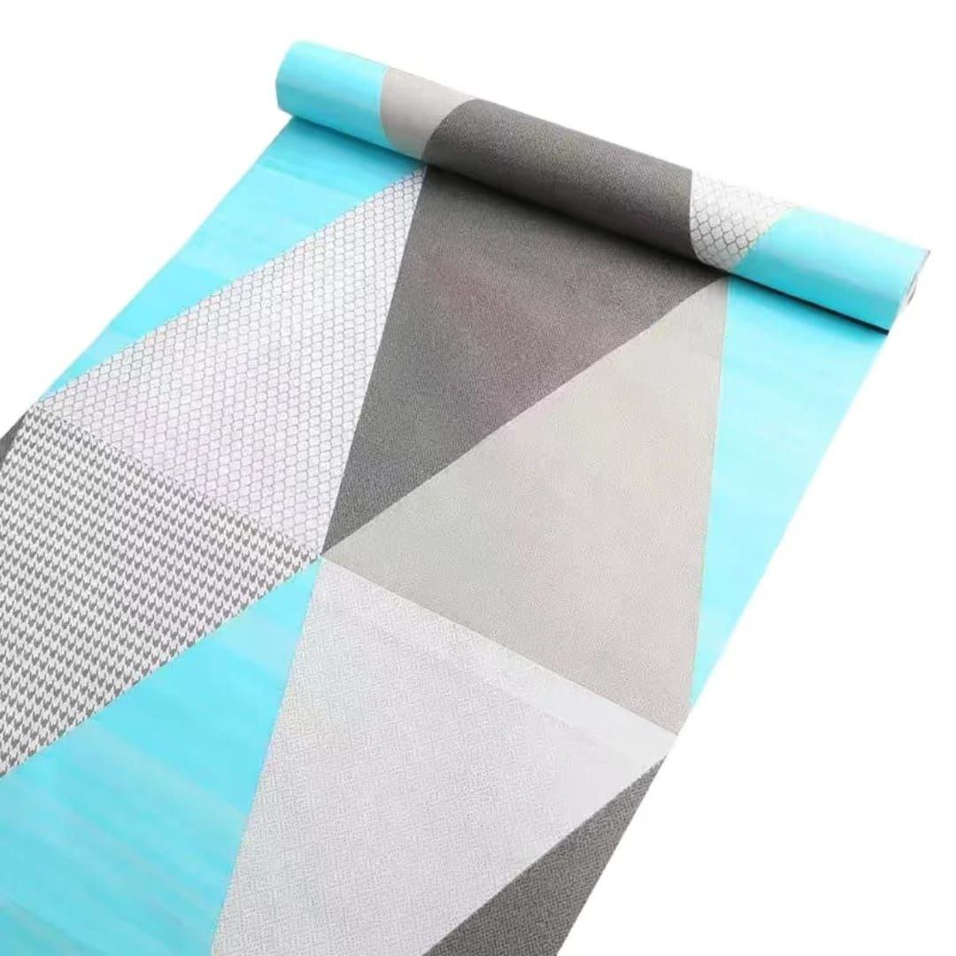 Triangle Blue Self Adhesive Wallpaper (0.45by10m)