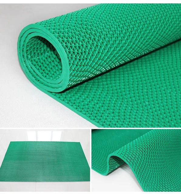 Green Perforated Non-Slip PVC Matting
