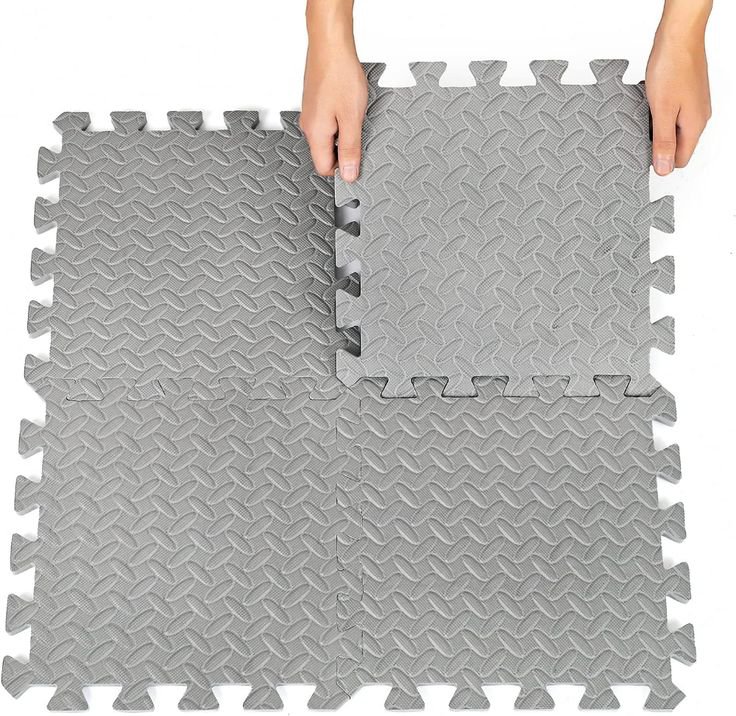 Premium Interlocking Gray Foam Mats – Durable, Comfortable & Affordable!