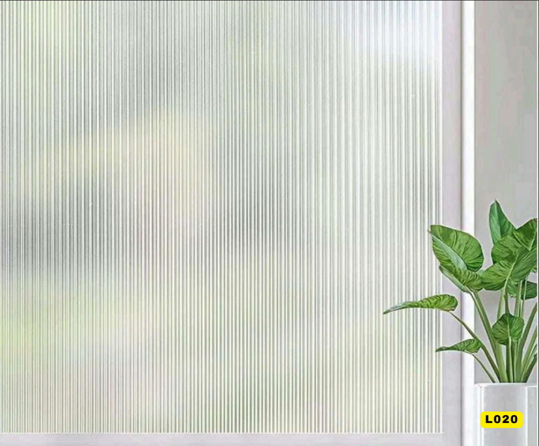 Fluted Glass Privacy Film (Code:L020)