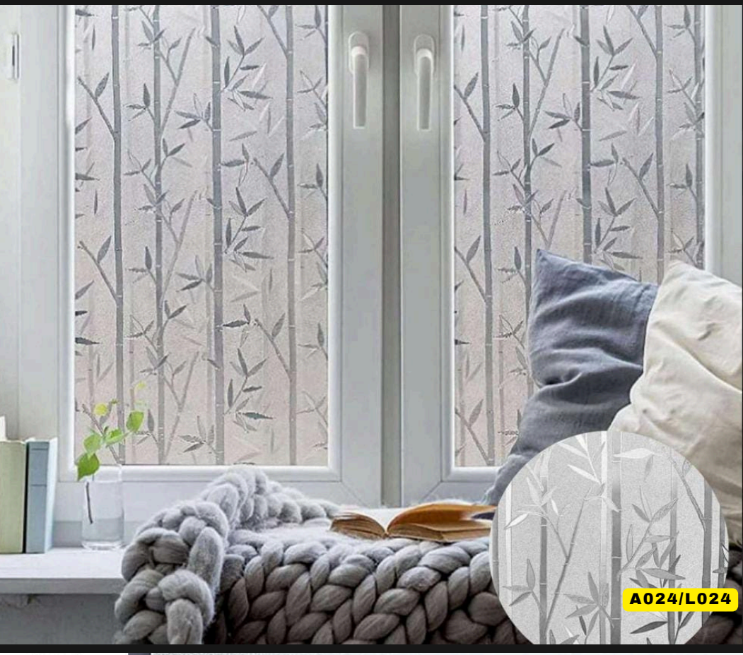 Bamboo Stalk Privacy Window Film (Code:L024)